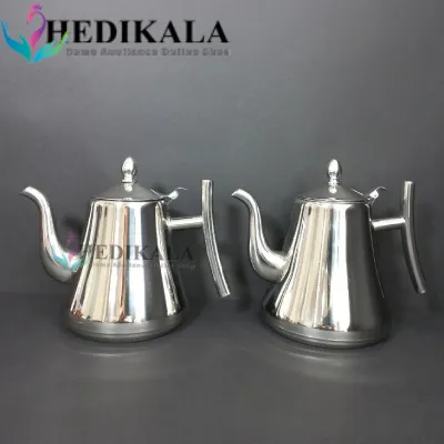 قوری مدل عربی استیل 1 و نیم  لیتر برند یونیک