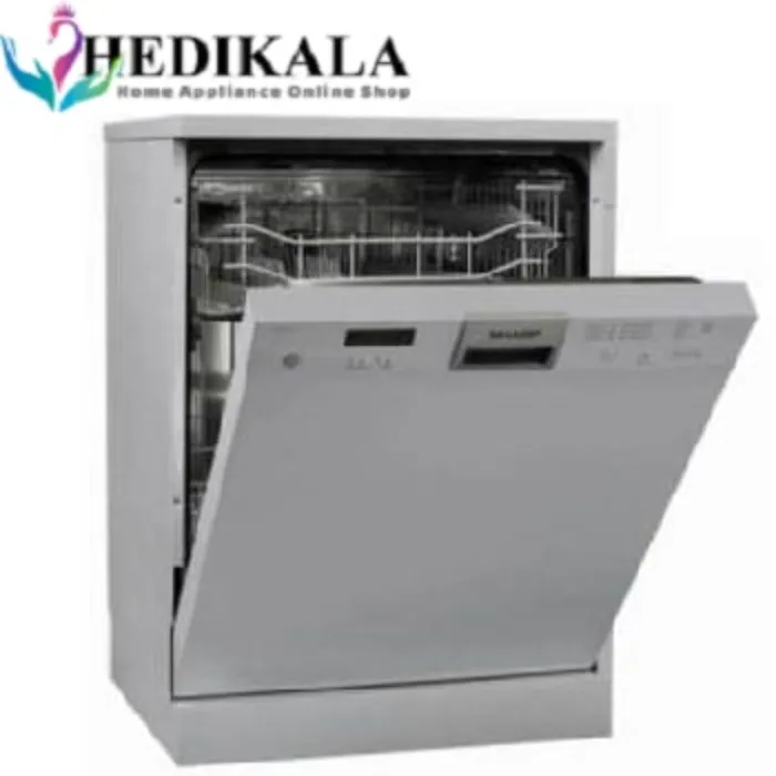 ظرفشویی شارپ12نفره 2 سبد مدل 612