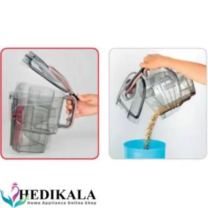 جارو برقی مخزن دار 750 وات فکر مدل VEYRON TURBO XL