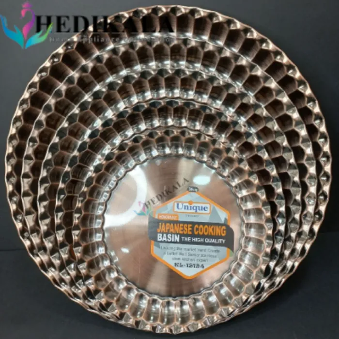 سینی پذیرایی استیل مسی برند یونیک