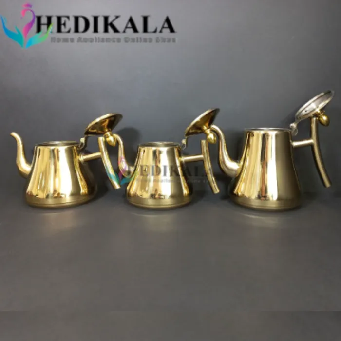 قوری مدل عربی استیل 1 و نیم  لیتر برند یونیک