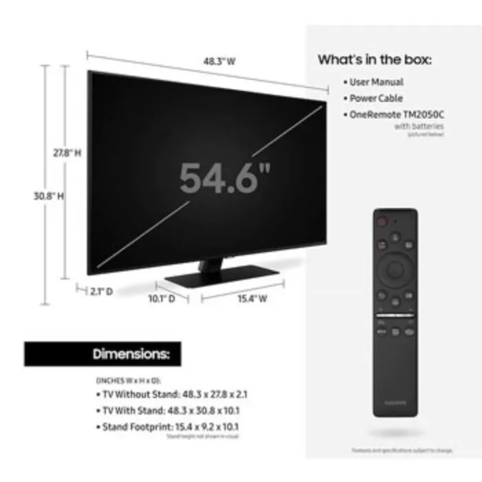 تلویزیون سامسونگ 85اینچ 4K مدل2020 85QLED Q60T