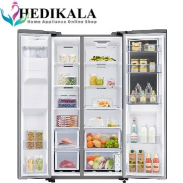 یخچال فریزر سامسونگ ساید بای ساید RS80T5190SL