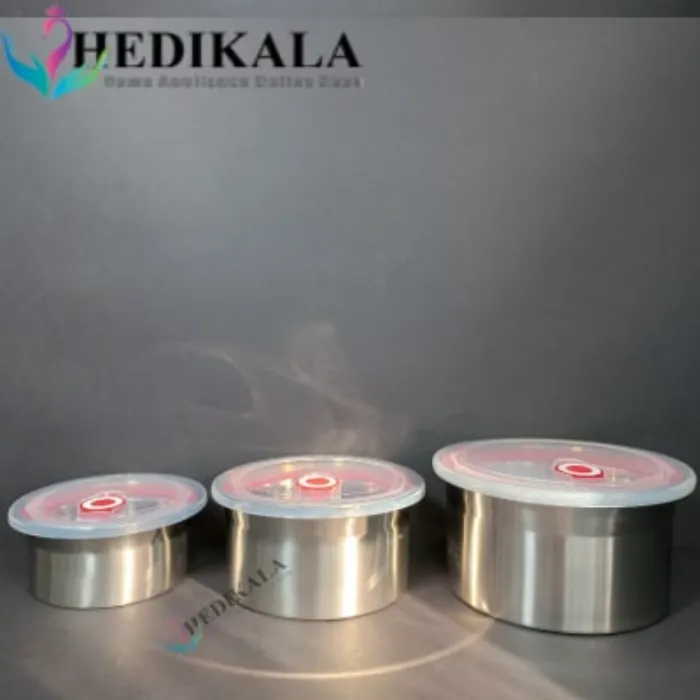 ظروف استیل نگهدارنده غذا سه تکه برند یونیک