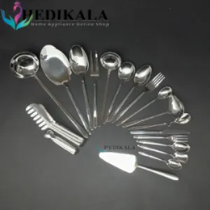 سرویس قاشق چنگال برند یونیک 24 نفره 144 پارچه مدل دونا 