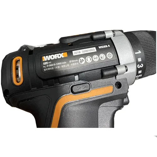 دریل شارژی 12ولت ورکس مدل WX128,4﻿﻿