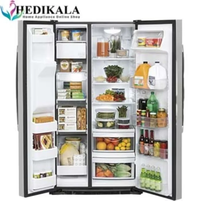 یخچال جنرال الکتریک ساید بای ساید 2 درب 30 فوت مدل GSE25GSHSS