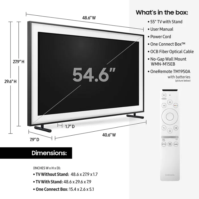 تلویزیون سامسونگ 32 اینچ 4k مدل 2019 QLED 32 Frame