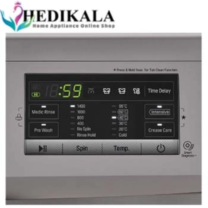 لباسشویی ال جی 8 کیلو 1400 دور مدل FH4G6TDY6