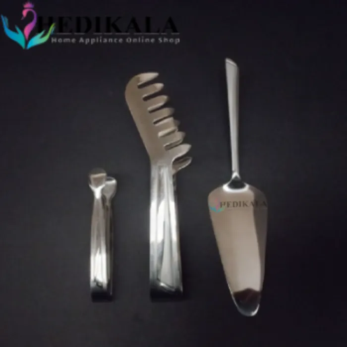 سرویس قاشق چنگال برند یونیک 24 نفره 144 پارچه مدل ناخنی