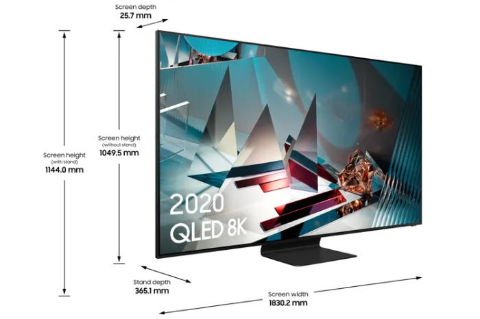 تلویزیون سامسونگ82اینچ مدل 82QLED Q800TS