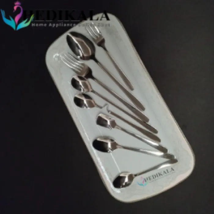 سرویس قاشق چنگال برند یونیک 24 نفره 144 پارچه مدل دونا 