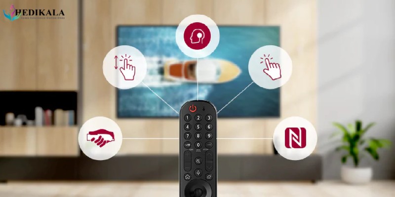 اتصالات در تلویزیون ال جی 55 اینچ QLED 4K مدل 55QNED806 2022