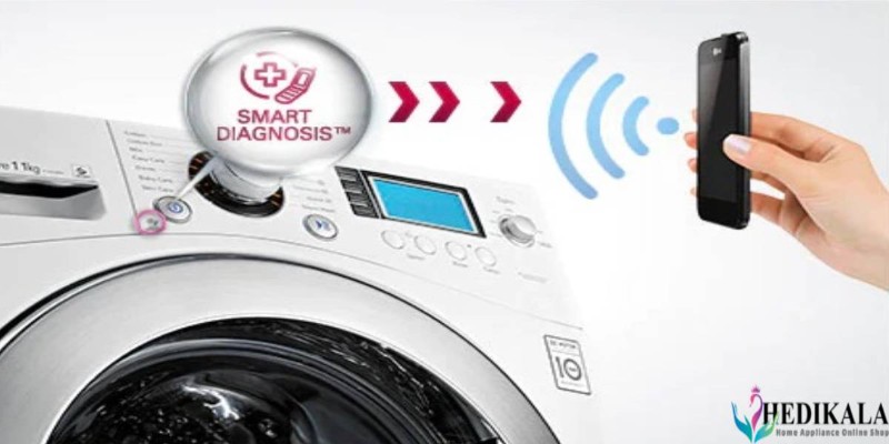 سیستم عیب یاب هوشمند SMART DIAGNOSIS در ماشین لباسشویی ال جی LG مدل F4J3TN3W