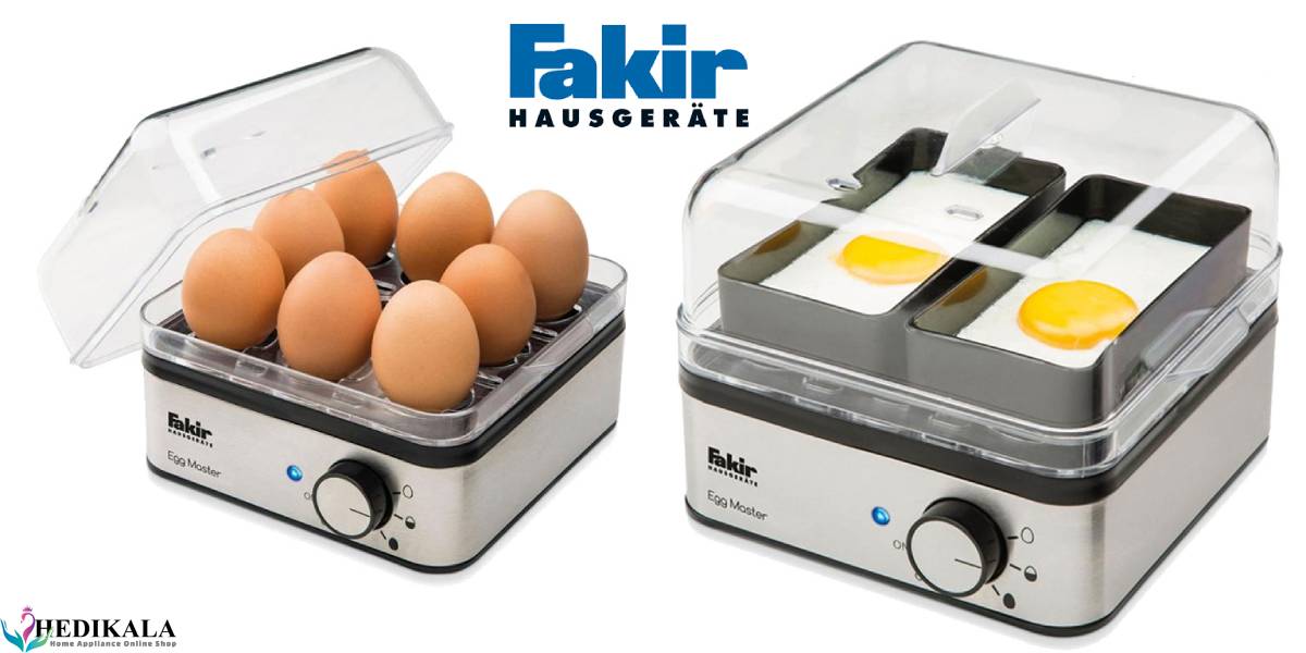 نقد و بررسی ویژگی های تخم مرغ پز 500 وات فکر FAKIR مدل EGGY
