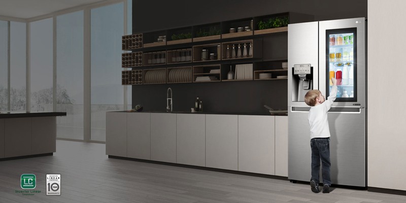 نقد و برسی یخچال فریزر ساید بای ساید ال جی GR-X334