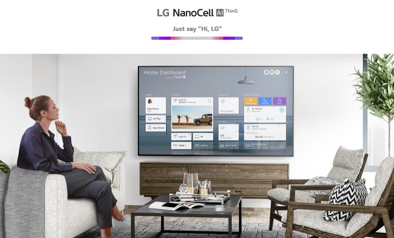 تلویزیون 65اینچ 8k نانوسل الجی مدل NANO99
