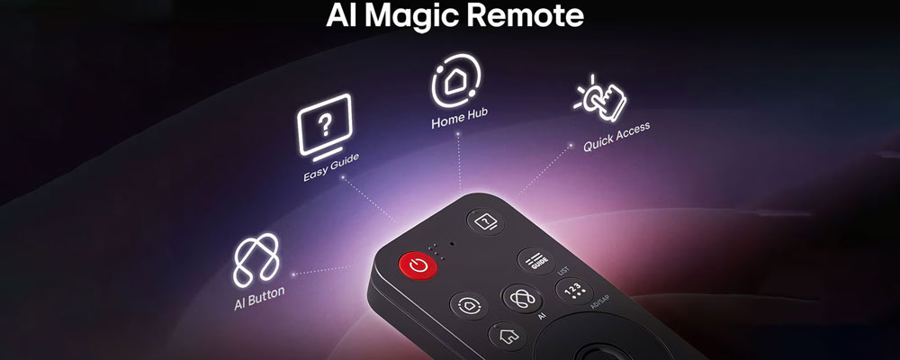 ریموت کنترل هوشمند تلویزیون ال جی