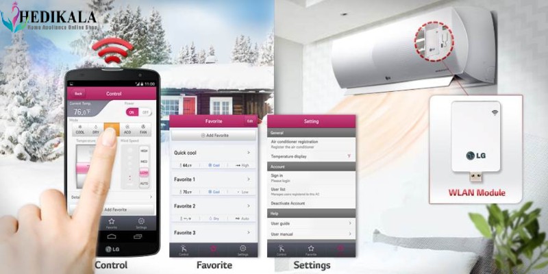 smart thinq دز یخچال ال جی 705